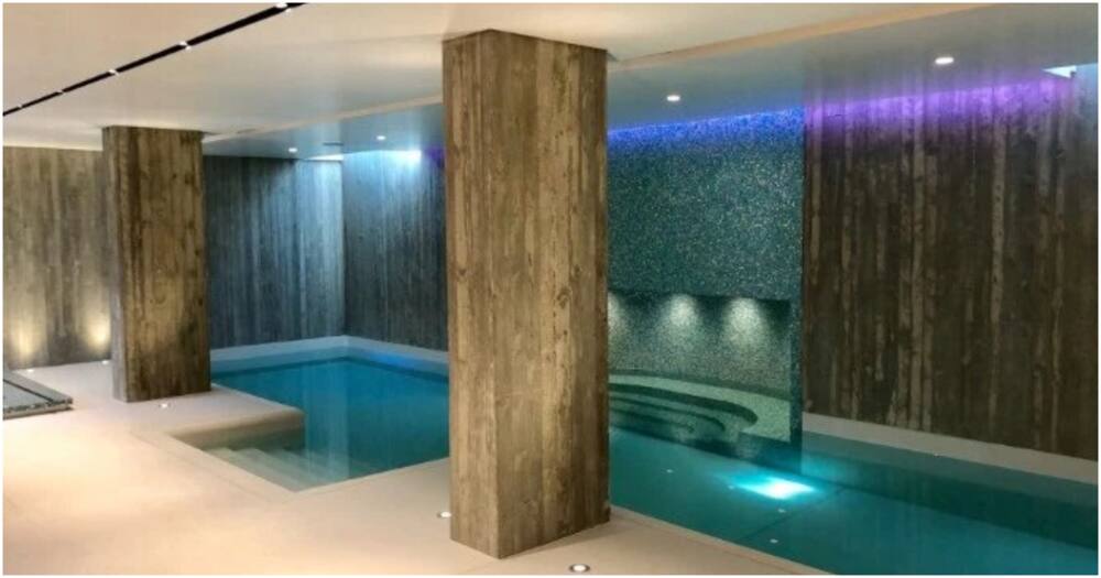 Football: Découvrez L'Intérieur Du Nouveau Manoir Luxueux D'Aubameyang Avec Piscine Intérieure Et Bar