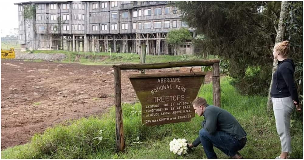 Treetops hotel was rebuilt after Mau Mau burnt the original structure.