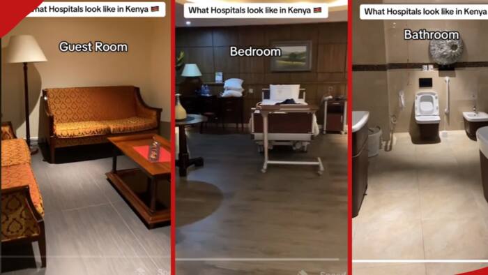 Kenyans Marvel as Man Gives Tour of His Luxurious Presidential Hospital Suite Worth KSh 98k a Night