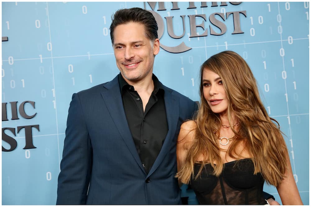 Joe Manganiello and Sofia Vergara attend the premiere of Apple's "Mythic Quest" Season 3