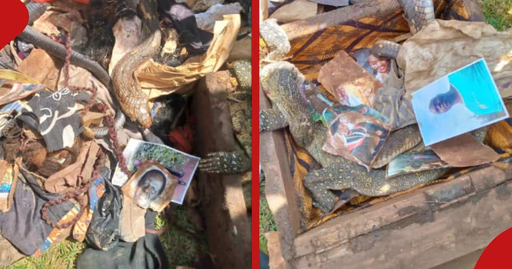 A viral video showed some photos of area residents that were found in a box owned by a with doctor in Chwele, Bungoma county.