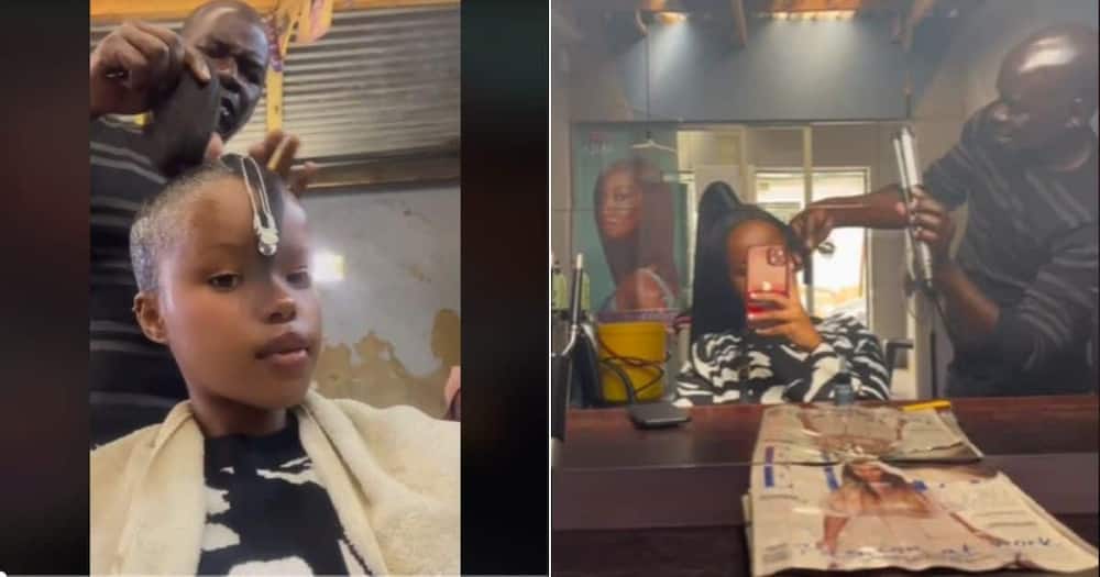 Woman get hair done in Alexandra township and reunites family