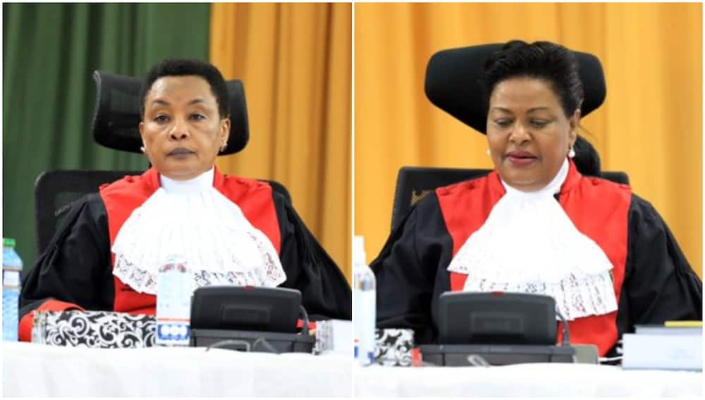 Supreme Court judges Philomena Mwilu (l) and Njoki Ndung'u. Photo: The Judiciary.