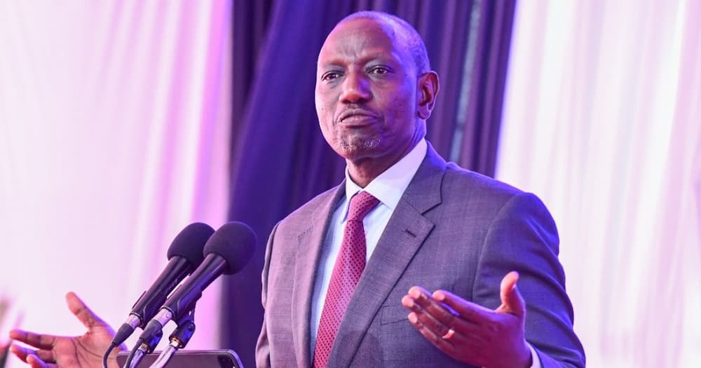 President William Ruto said salaried workers should contribute 2.7% of their salary to NHIF.