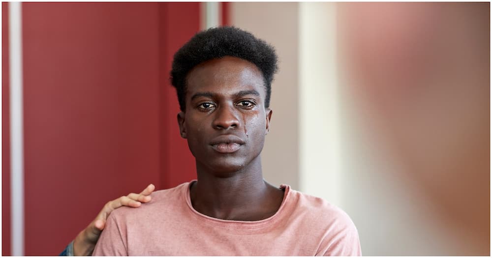 A distressed man. Photo: Getty Images.