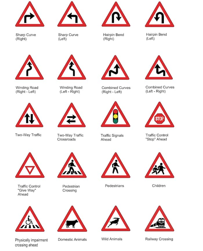 Road signs and meanings in Kenya: Types and rules for road safety Tuko ...