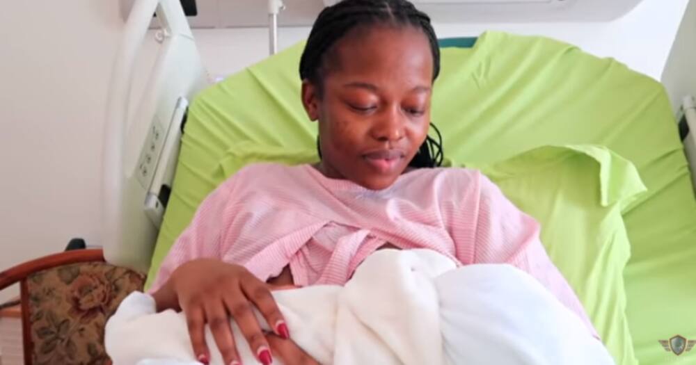 He's here: Frankie, Corazon Kwamboka welcome son weeks after gender reveal