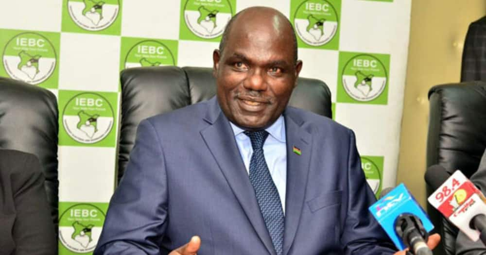 The IEBC announced an SMS line via which voters can verify their registration status.