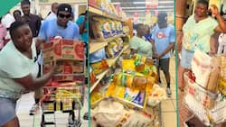 Fast Woman Carries KSh 32k Goods in 30 Seconds Free Shopping Offer at Supermarket