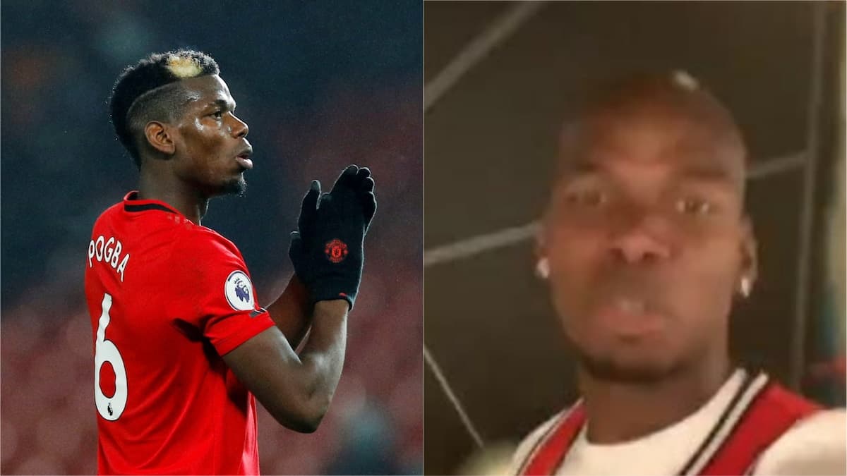 Paul Pogba dramatically shaves all his hair while in isolation