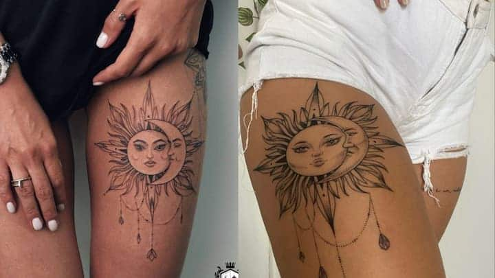 30 Attractive Small Thigh Tattoos ideas To Try | Front thigh tattoos, Thigh  tattoos women, Flower thigh tattoos