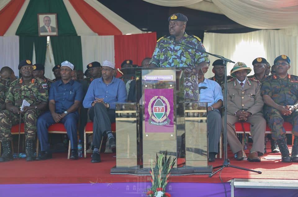 Uhuru opens first KDF barracks in North Eastern Kenya