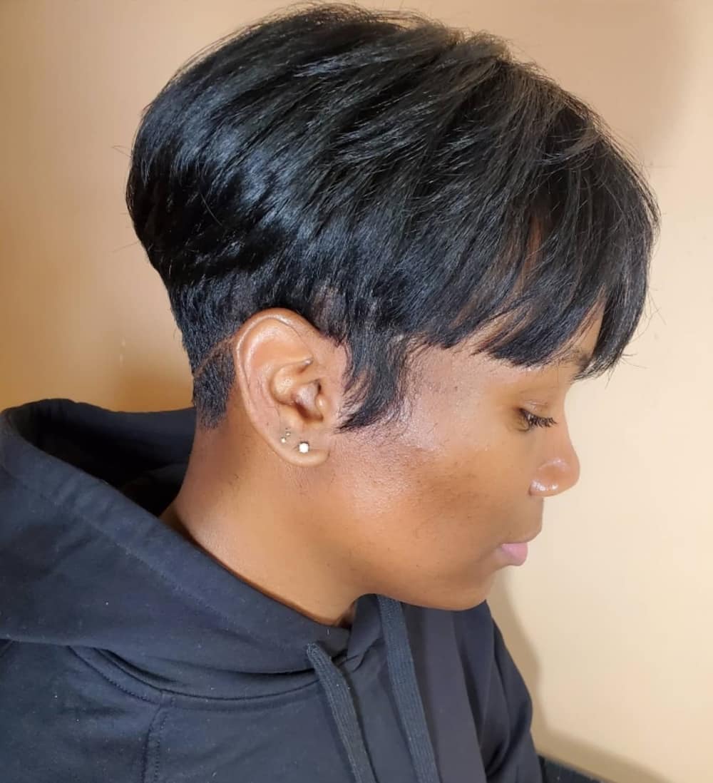 pixie short black hairstyles