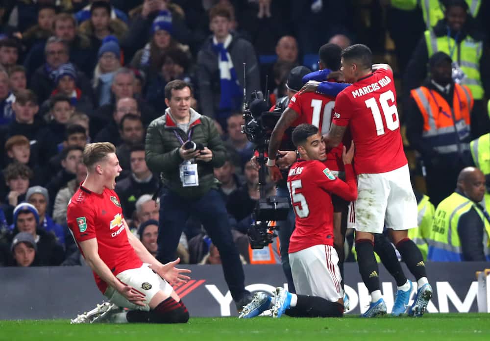 Chelsea vs Man United: Marcus Rashford's double dumps Blues out of Carabao Cup