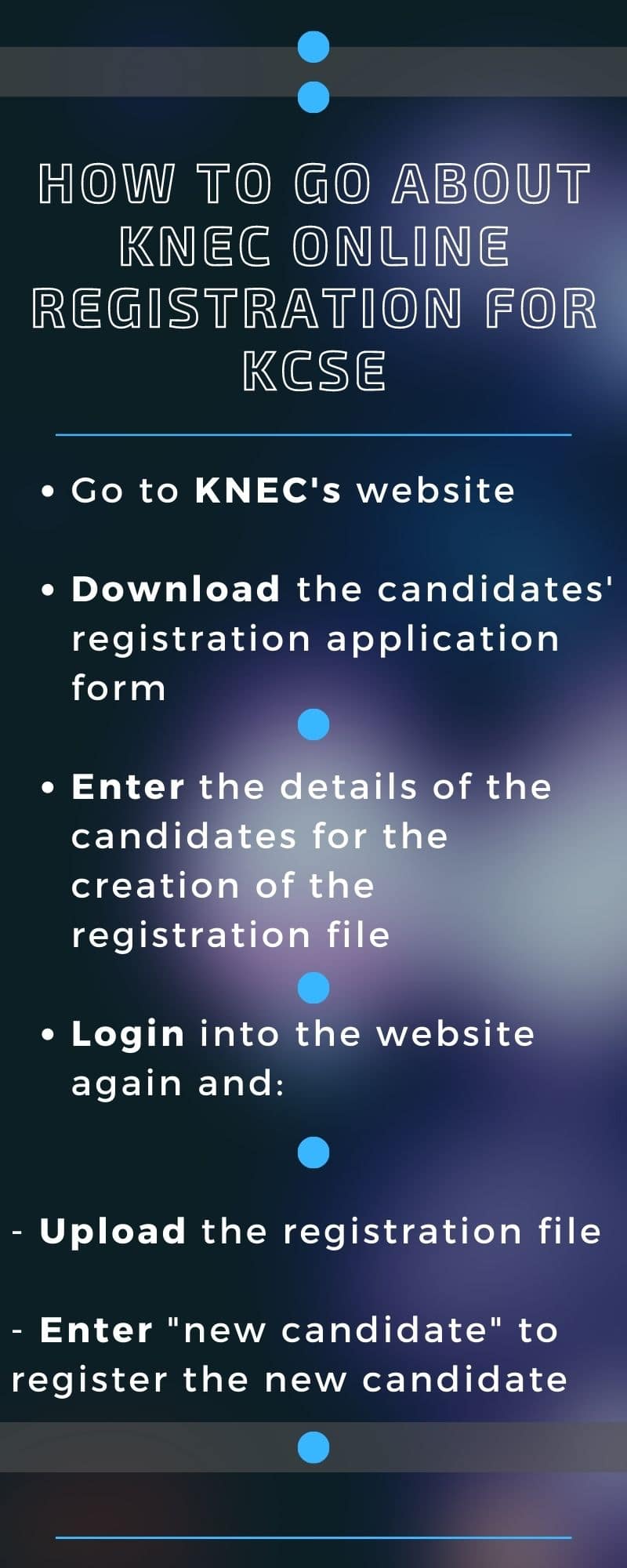 KCSE registration