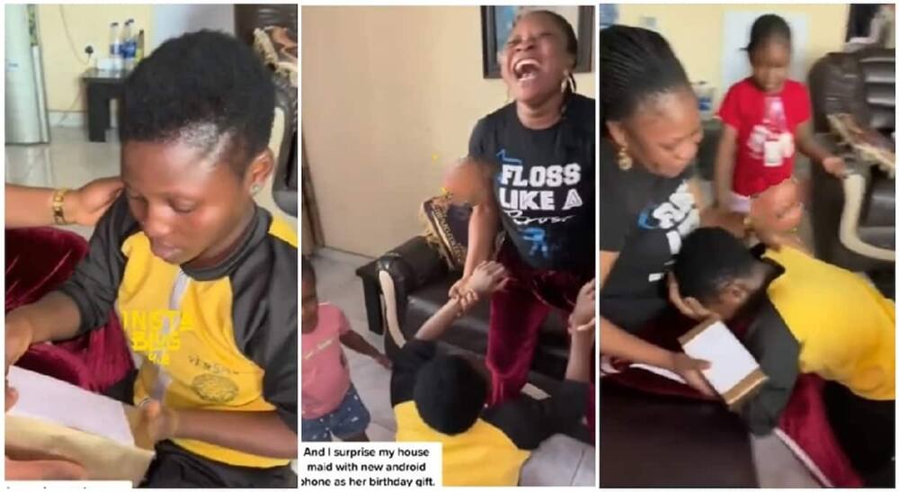 Nigerian housemaid, madam gifts maid phone.