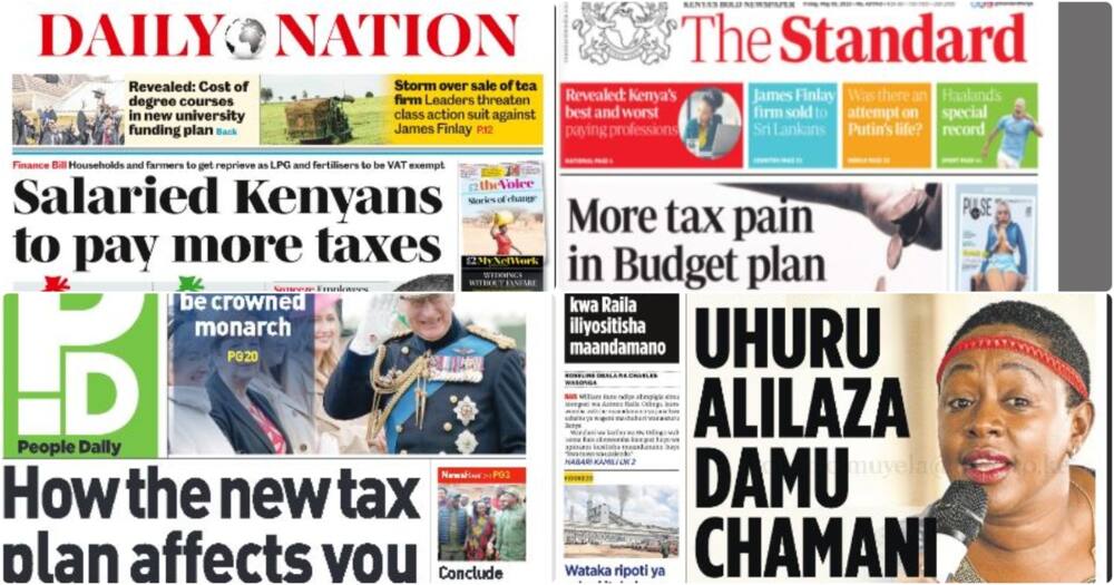 Kenyan newspapers for Friday, May 5.
