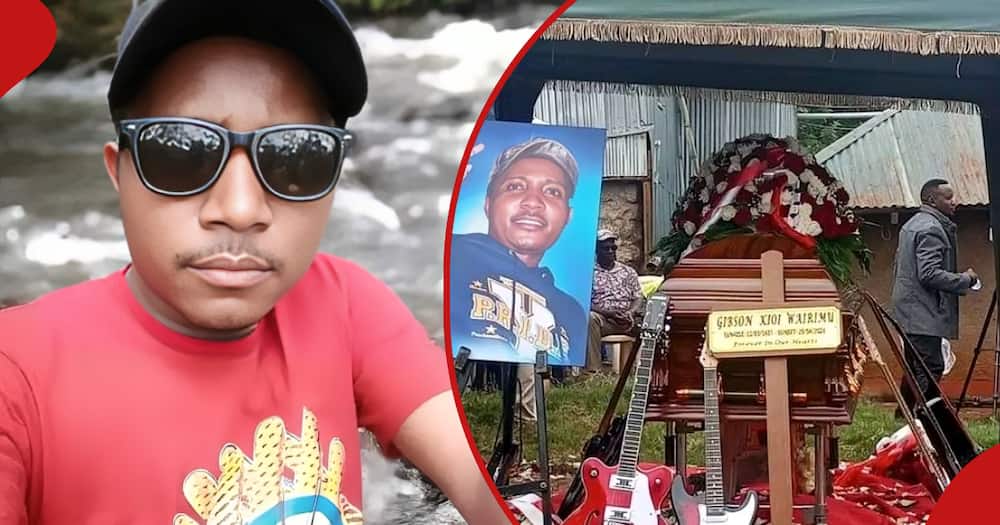Atheist Mugithi singer Kioi Junior laid to rest in his home in Kambiti.