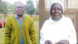 Moi University Lecturer Overjoyed after Receiving Handknit Sweater Done By His 93-Year-Old Mother