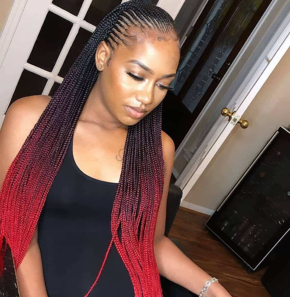 30 Gorgeous Ghana Braids for an Intricate Hairdo in 2024  Ghana braids  hairstyles, Cool braid hairstyles, Two braid hairstyles