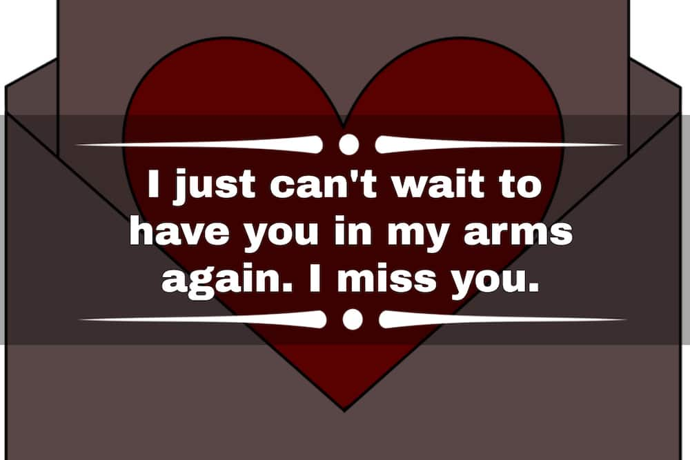 Missing you messages for girlfriend.