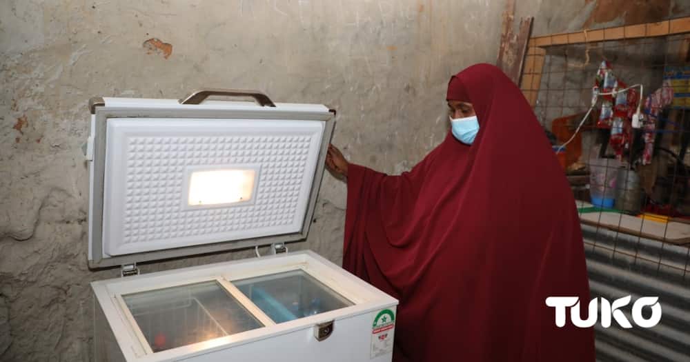 Zainab Ali said the electricity connection in Hulugho town in Garissa county would boost her business.