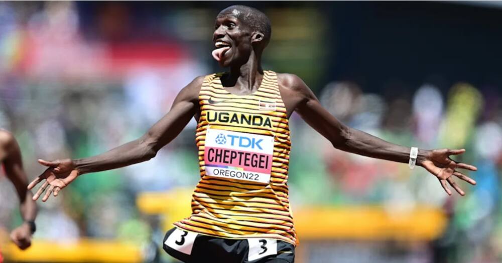 Cheptegei hails from Kapchorwa village in Uganda.