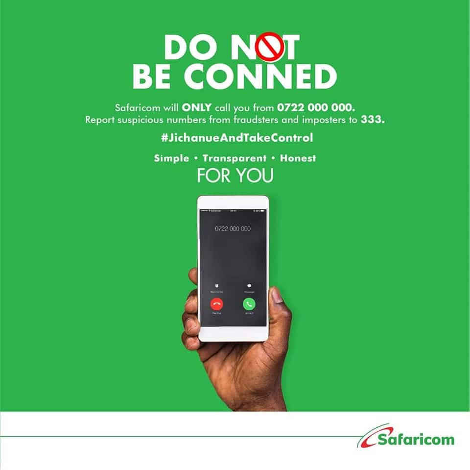 How to report a number on Safaricom