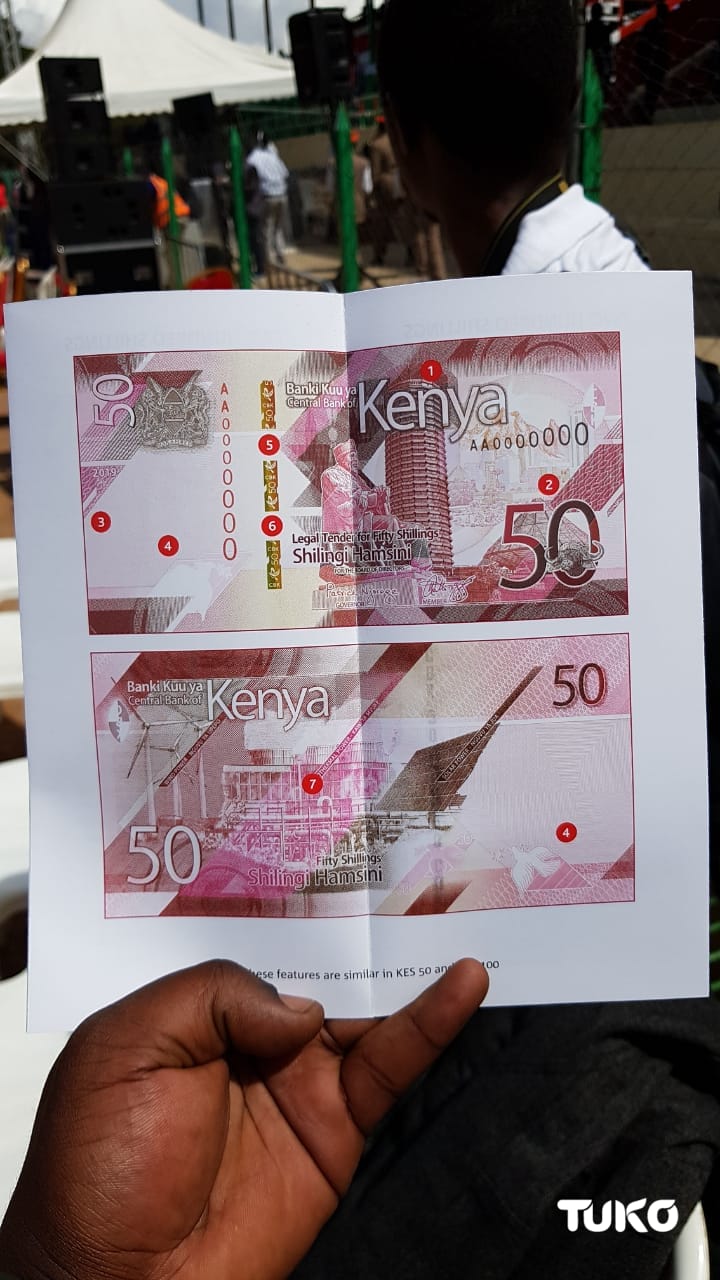 Uhuru unveils new currency notes, says old KSh 1000 notes to be obsolete from October
