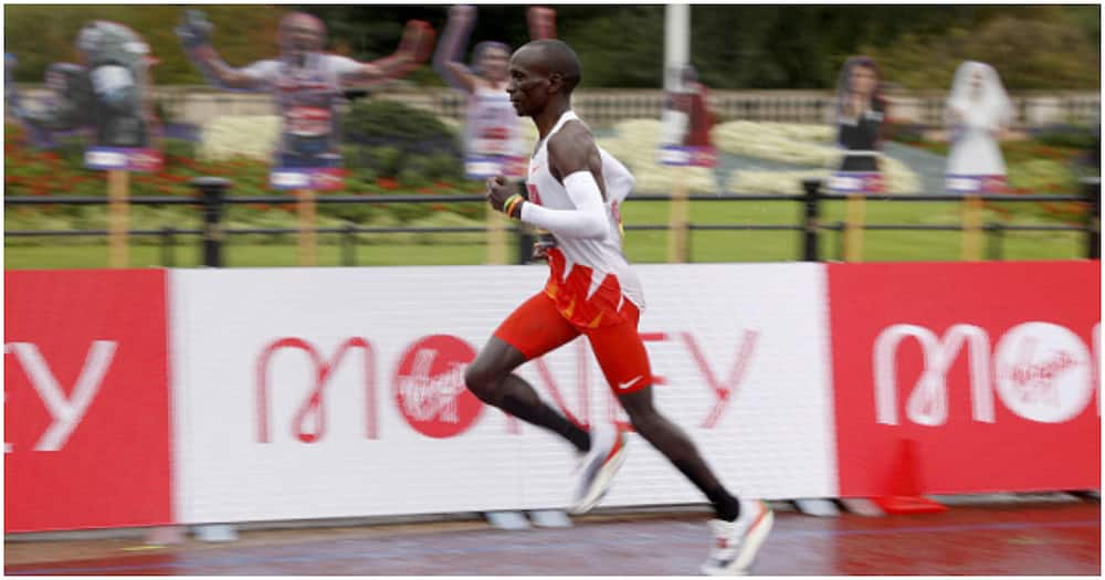 Eliud Kipchoge ashindwa kurudi nyumbani baada ya kupokonywa taji London Marathon