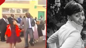 Video of Rita Tinina's Partner Nagila, Daughter Lovingly Holding Hands during Burial Move Kenyans