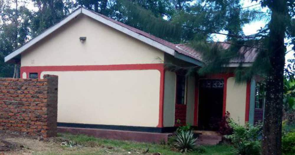 William Ondere's three-bedroom house cost him KSh 1 million.