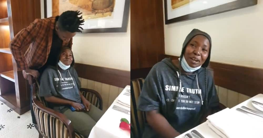 Eric Omondi treats Wife Material enthusiast to date at Villa Rosa Kempinski.