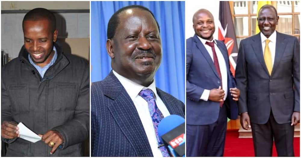 A Kenyan man reminded Jalang'o of party loyalty and compared his looming fate to that of Stephen Kariuki. Photo: Stephen Kariuki, Raila Odinga, Jalang'o Mwenyewe.