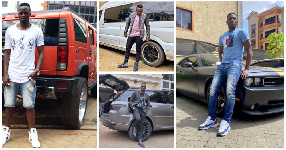 Cars owned by brothers Wanyama and Mariga.