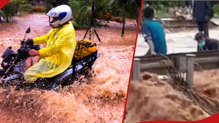 Video of Man Standing Calmly as Floods Sweep Away Another Sparks Outrage: "But Why?"