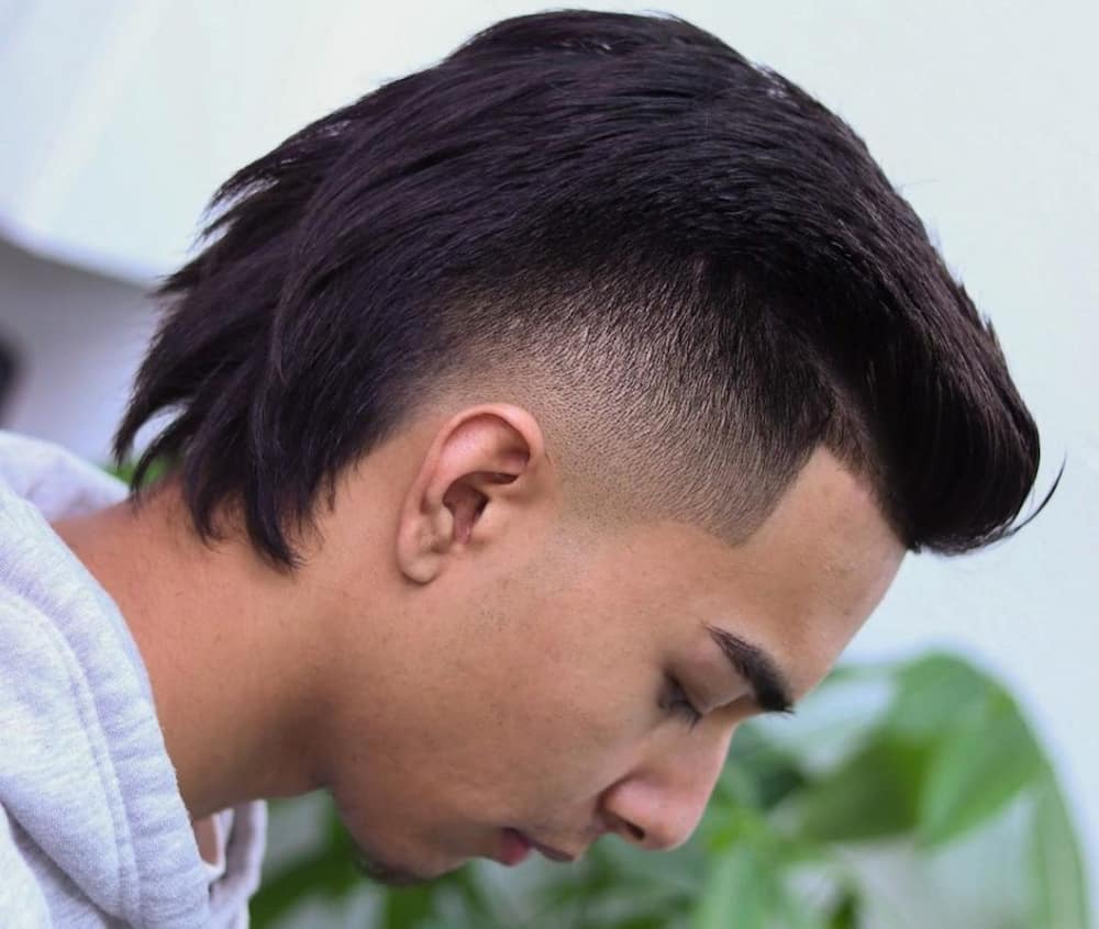 burst fade mullet