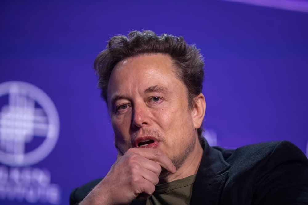 Elon Musk at the Global Conference at the Beverly Hilton Hotel on May 6, 2024