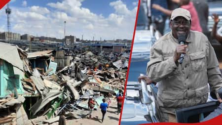 Raila Odinga Warns Against Demolitions in Mukuru Kwa Reuben: "Wakijaribu Kubomoa Mtuite"