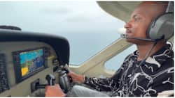 Babu Owino Excites Kenyans After Being Filmed In Cockpit of Flying Plane