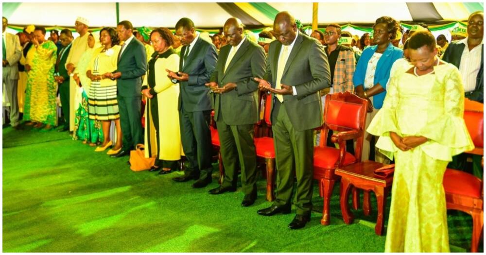 Deputy President William Ruto presided over the Kenya Kwanza women's convention at Nyayo stadium.