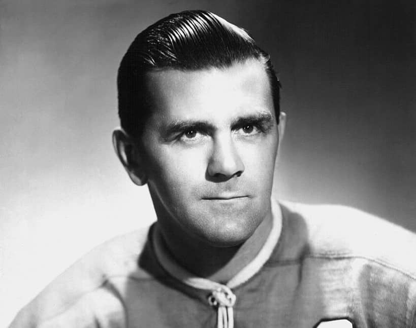 Studio portrait of Maurice Richard