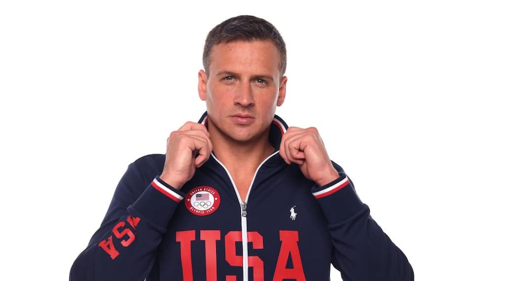 Swimmer Ryan Lochte poses for a portrait during the Team USA Tokyo 2020 Olympic shoot