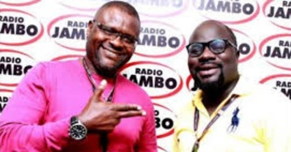 Radio Jambo presenters Ghost Mulee and Gidi. Photo: Ghost Mulee.