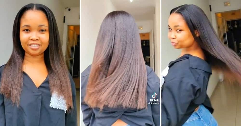 Woman Flaunts Healthy Long and Natural Hair in Viral Video, People Show Doubt Woman Flaunts Healthy Long and Natural Hair in Viral Video, People Show Doubt