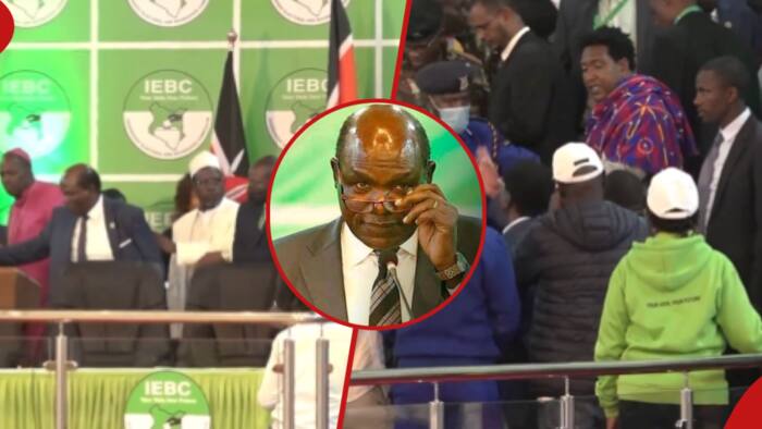 Wafula Chebukati Awaaibisha Ledama Olekina, Wanasiasa wa Azimio Katika Hotuba Yake Ureno