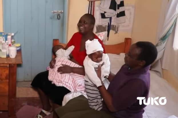 Githurai man who got triplets after 21 years says dad asked him to marry another woman