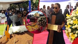 June Moi: 5 Photos from Ex-President's Daughter's Burial Ceremony in Nakuru