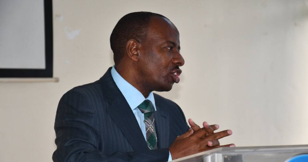 KEBs MD speaks at a past event.