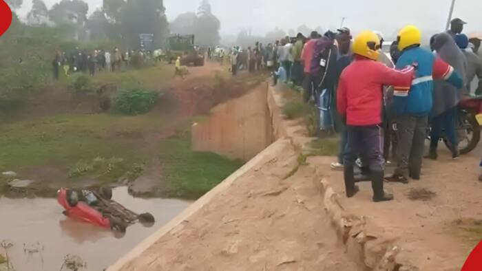Trans Nzioa: Mama Mboga Heading to Market Dies after Car Plunges into River